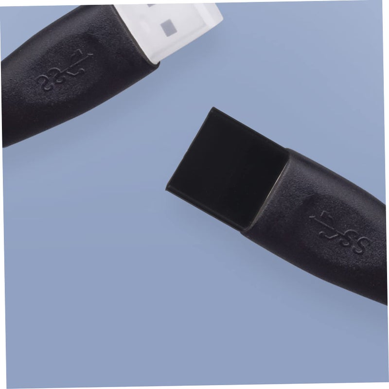 USB Port Dust Covers 100 Pcs Black Protective Sleeves For Data Cable 1 4X1 4X0 6CM - Image 4