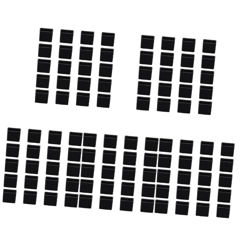 USB Port Dust Covers 100 Pcs Black Protective Sleeves For Data Cable 1 4X1 4X0 6CM - Image 2