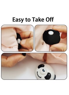 Y&D 24 Pcs Panda Shaped Duvet Cover Clips, Corner Holders Fasteners for Bedroom Fixing Holder Quilt Pins with Box ,Quilt Clips  - Image 4