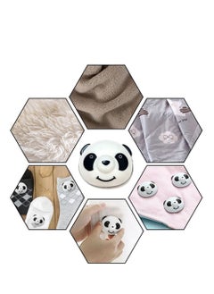 Y&D 24 Pcs Panda Shaped Duvet Cover Clips, Corner Holders Fasteners for Bedroom Fixing Holder Quilt Pins with Box ,Quilt Clips  - Image 3