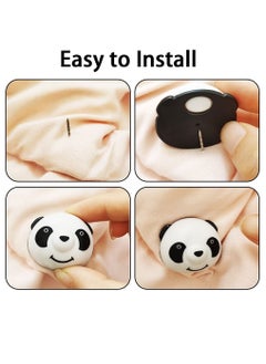 Y&D 24 Pcs Panda Shaped Duvet Cover Clips, Corner Holders Fasteners for Bedroom Fixing Holder Quilt Pins with Box ,Quilt Clips  - Image 2
