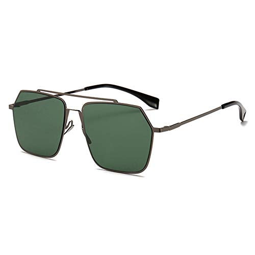 Visions India Official War Teaser Hrithik Roshan Black Square Sunglasses Unisex Men Women (Gray-Green) - Image 1