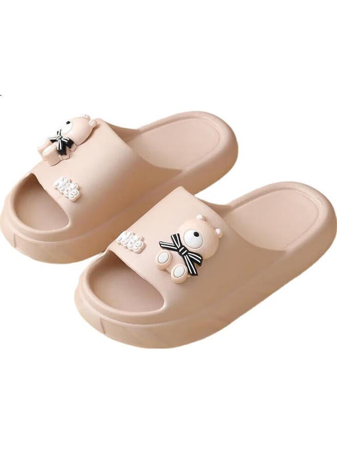 Cartelo Women'S Slippers Home Bathroom Slippers Indoor Outdoor Cool Slippers Bathing One-Word Slippers 1552 Lotus Pink 36-37 - Image 1
