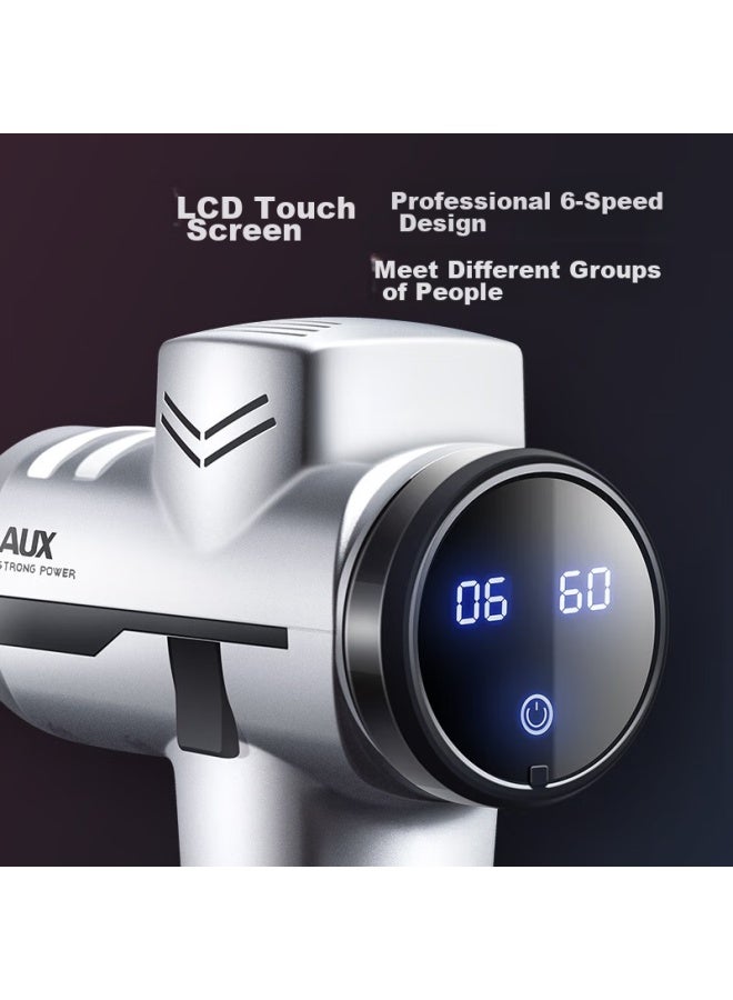 Aux Fascia Gun, Muscle Massager, Deep Fascia Massage Device, Professional-grade Fascia Gun For Waist, Neck, And Fascia Massage - Image 4