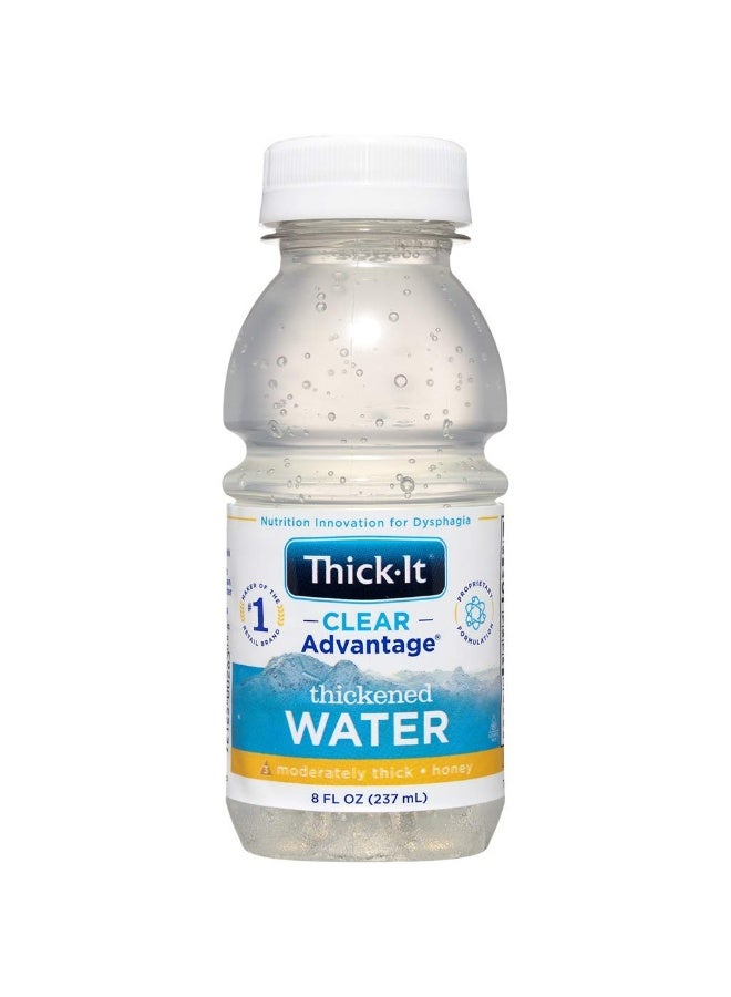 THICK-IT ThickIt Clear Advantage Moderately Thick Water Honey Consistency ReadytoDrink Digestible Swallowing Aid Convenient  ReadytoUse No Mixing Needed  8 oz Bottle 24 Pack - Image 3