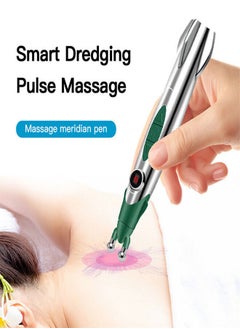 Electronic Massager Pen Meridian Acupuncture Pointer For Body Pain Palm Acupressure Health & Acupressure Point For Pain Relief Stimulation Pen Electrical Pulse Therapy Massager Pen