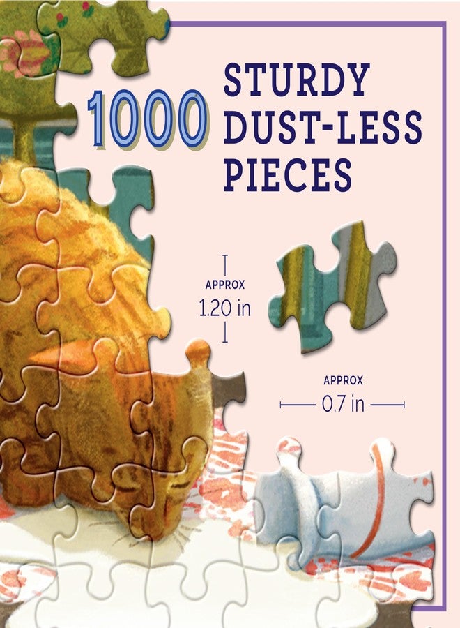 إيبو أحجية إيبو المكونة من 1000 قطعة - أحجية مطبخ الربيع للكبار، مربعة الشكل 23 بوصة × 23 بوصة، مصنوعة من ورق مقوى معاد تدويره وحبر نباتي. - Image 2