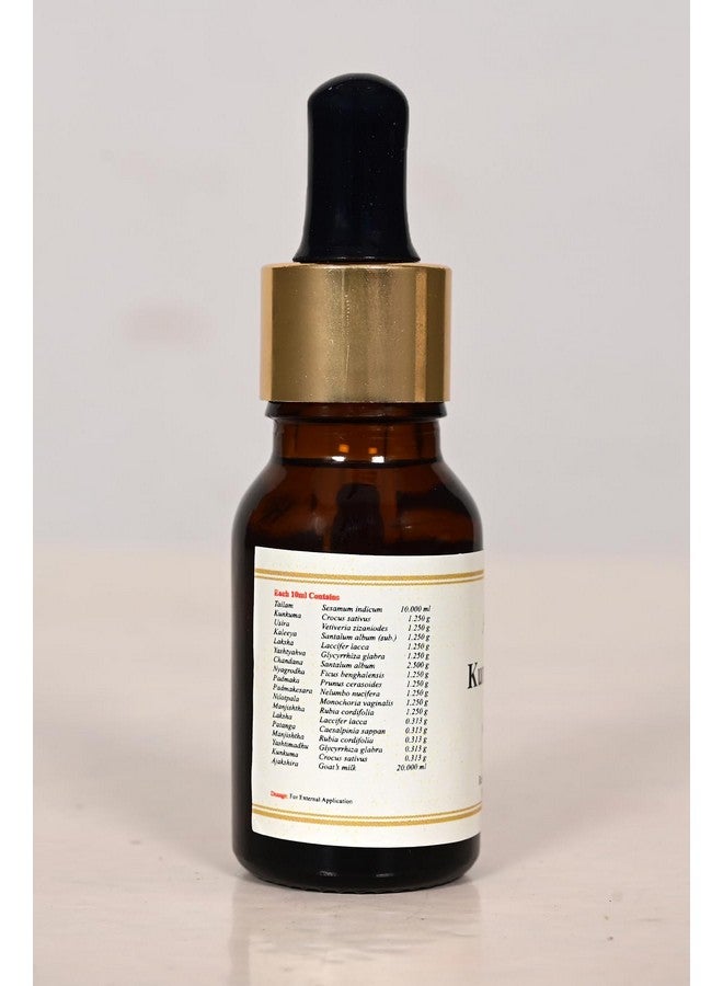 AGATSYA Kumkumadi Oil | Agatsya Kumkumadi Taila 15ml | Ayurvedic Face oil with Pure Saffron | No added Preservative & Color| 100% Natural - Image 4