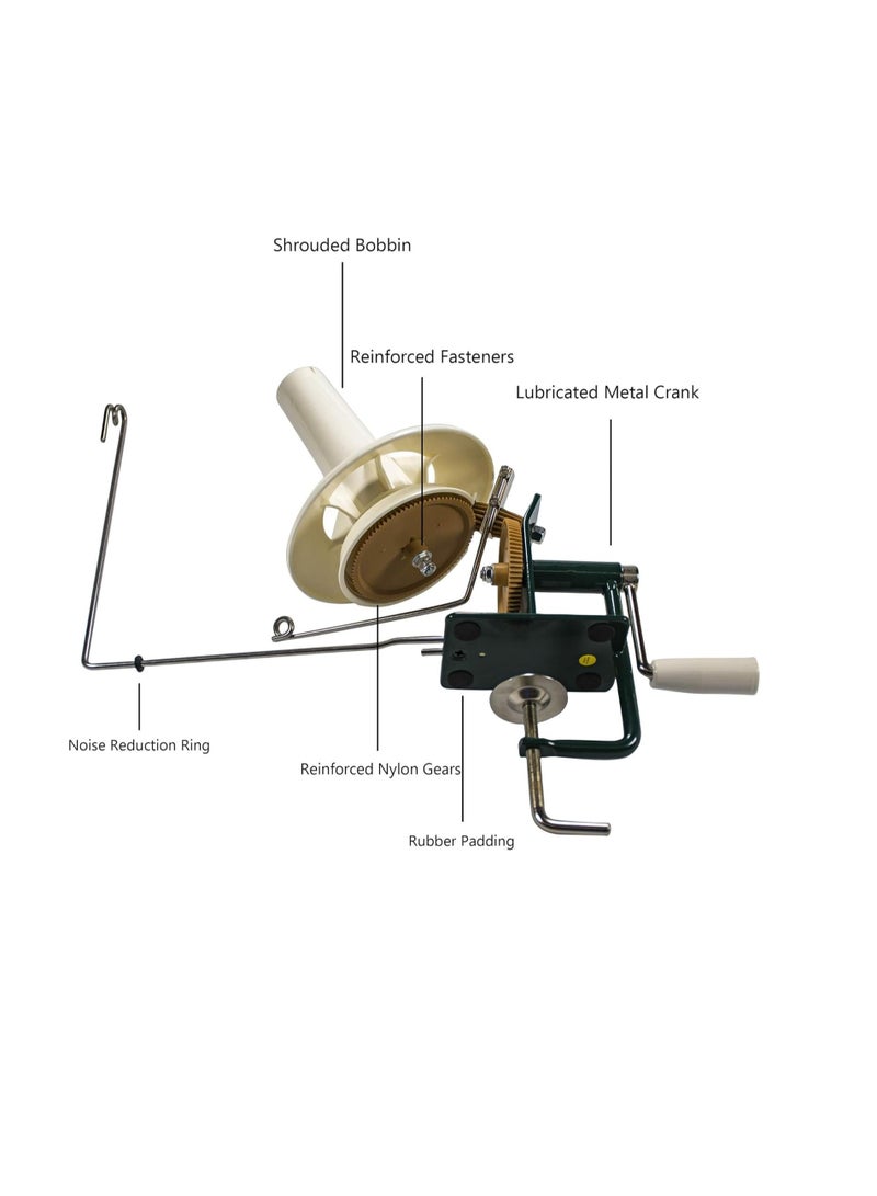 LAMAY Large Metal Yarn/Fiber/Wool/String Ball Winder - 10 oz - Image 4