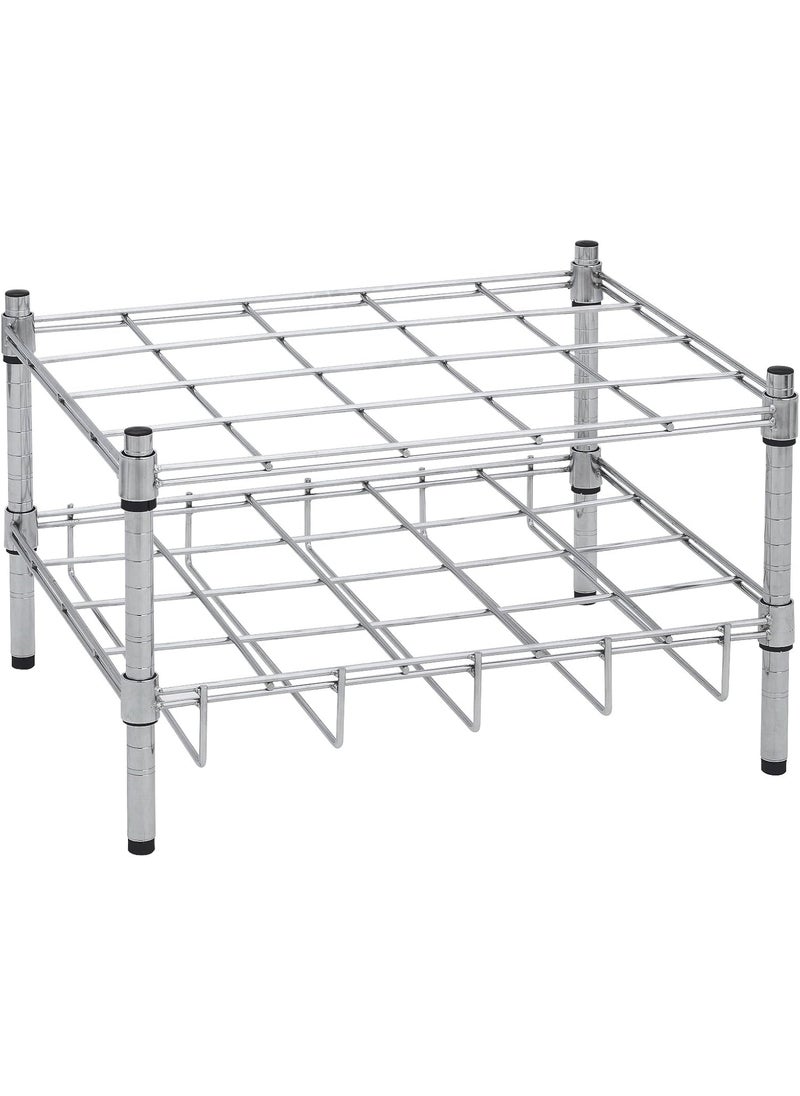 Drive Medical Drive Medical Oxygen Cylinder Rack for E/D/C/M9 Cylinders, Chrome, 28 