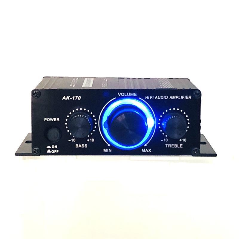 Compact 12V AK Mini Amplifier for Car MP3 AK170 