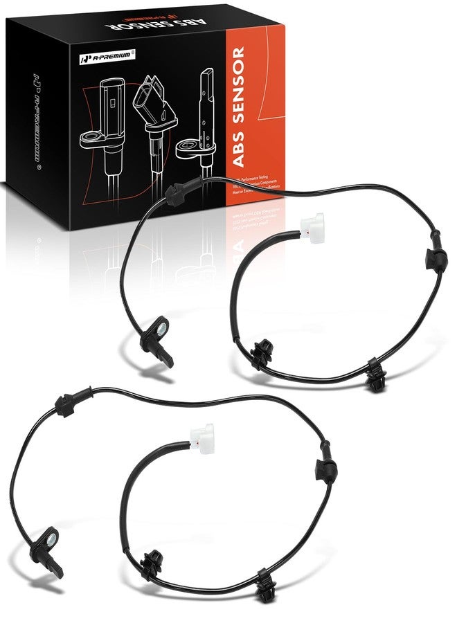 أ-بريميوم مستشعر سرعة عجلة ABS عالي الجودة متوافق مع موديلات ميتسوبيشي - ميراج 2014-2021، ميراج G4 2017-2021 - الجانب الأمامي للسائق والراكب، طقم من قطعتين، بديل لرقم 4670B087 - Image 1
