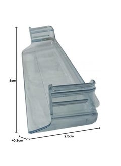 Payflip Payflip Fridge Door Shelf DA6303191A Acrylic Bottle Shelf Bottom Rack Compatible with Samsung Double Door Refrigerator Models in RT 23 RT 29 Series  - Image 2