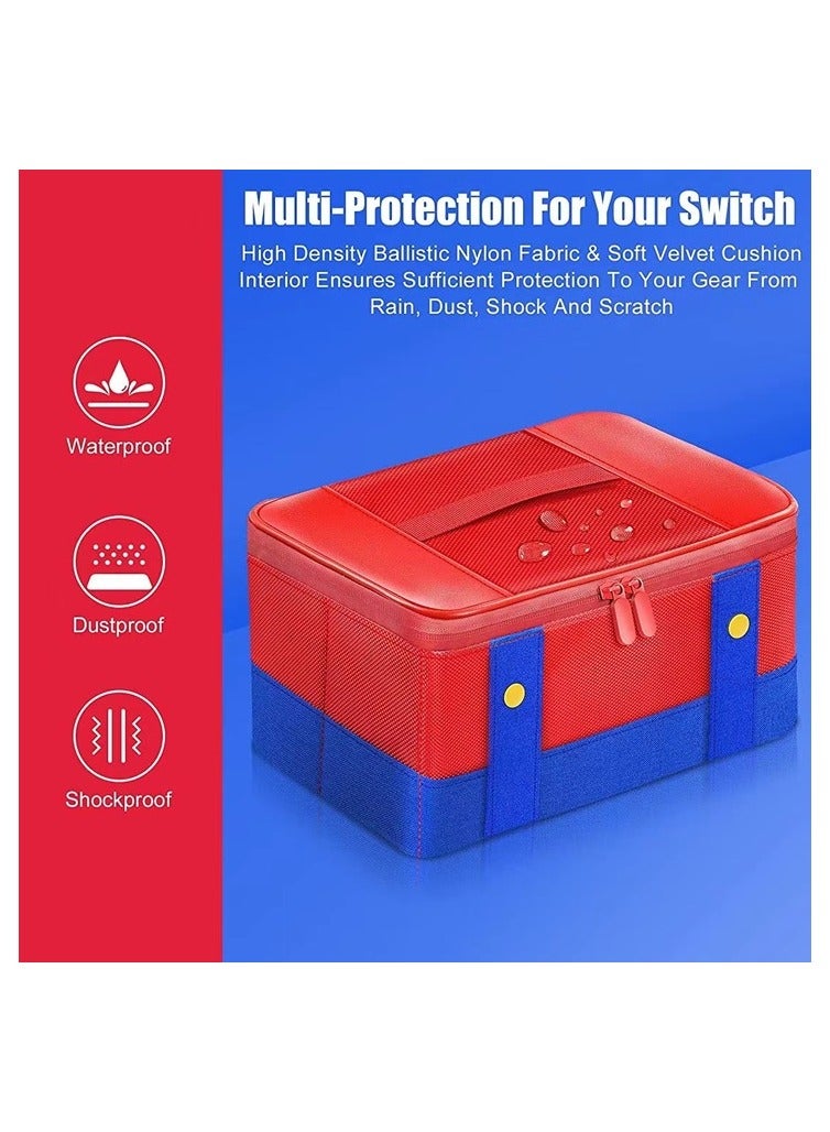 Large Protective Carrying Case for Nintendo Switch OLED Console Pro Controller Travel Storage Bag Case for Switch Accessories - Image 3