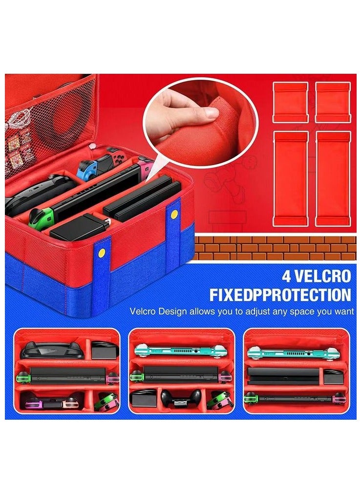 Large Protective Carrying Case for Nintendo Switch OLED Console Pro Controller Travel Storage Bag Case for Switch Accessories - Image 4