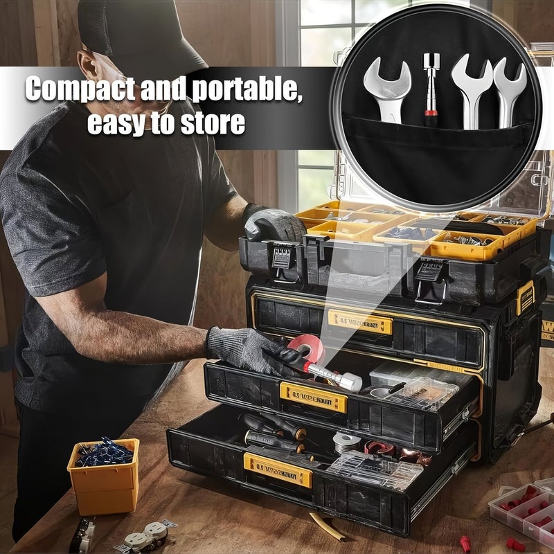 16 Pound Heavy Duty Retractable Magnetic Pickup Tool Black Adjustable Length for Nuts Bolts Screws Metal Debris - Image 5