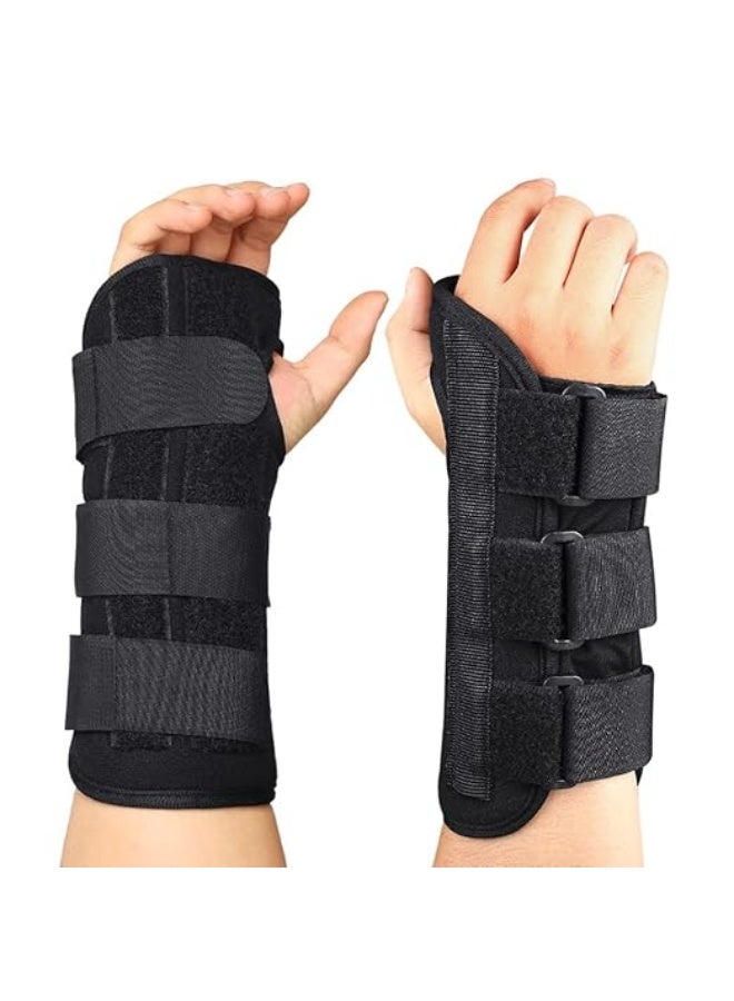 جبيرة طبيّة للمعصم قابلة للتعديل – 3 أحزمة تثبيت – دعم مريح لليد اليمنى واليسرى - Image 1