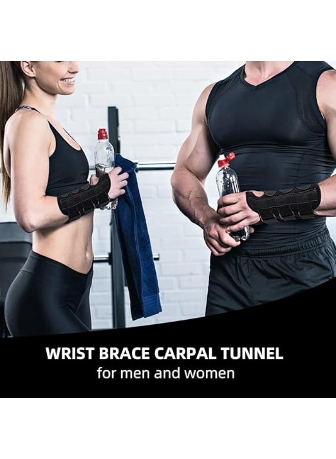 جبيرة طبيّة للمعصم قابلة للتعديل – 3 أحزمة تثبيت – دعم مريح لليد اليمنى واليسرى - Image 3