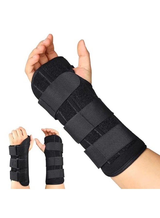 جبيرة طبيّة للمعصم قابلة للتعديل – 3 أحزمة تثبيت – دعم مريح لليد اليمنى واليسرى - Image 2