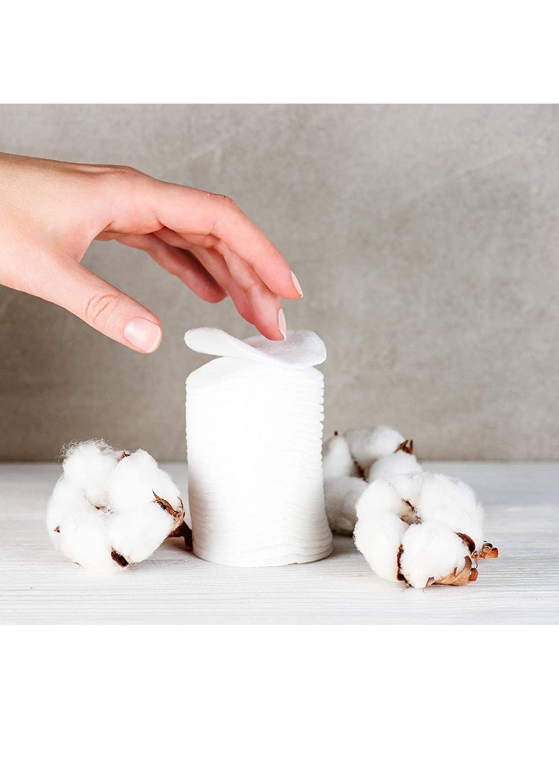 Organyc 100% Certified Organic Cotton Makeup Pads â€“ Natural Unbleached Makeup Remover Rounds (70 Count) - Image 4