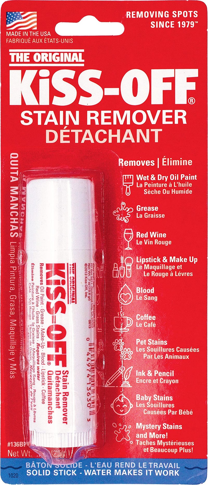 General Pencil Kiss Off Stain Remover 0.7-Ounce (136Bp) White - Image 1