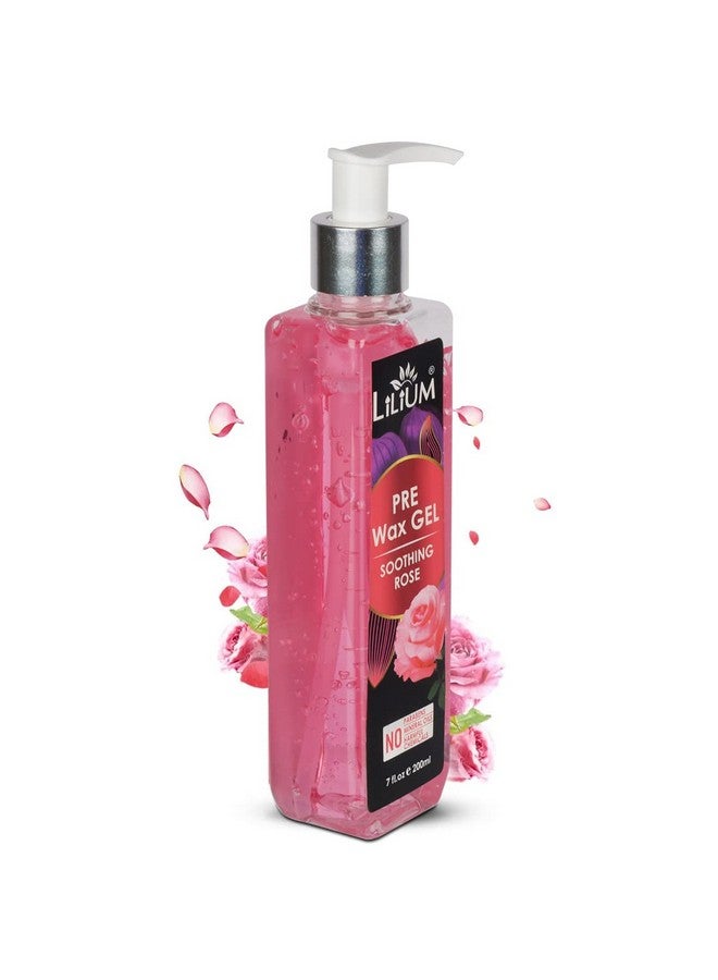 Lilium Pre Wax Gel Soothing Rose, 200ml, For Soft And Nourishing The Skin, No Parabens, No Mineral Oils, No Harmful Chemicals. - Image 2