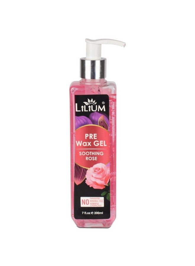 Lilium Pre Wax Gel Soothing Rose, 200ml, For Soft And Nourishing The Skin, No Parabens, No Mineral Oils, No Harmful Chemicals. - Image 1