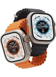 Generic Smart Watch T8000 Ultra 3 - Orange | Advanced Features & Sporty Design  - Image 4