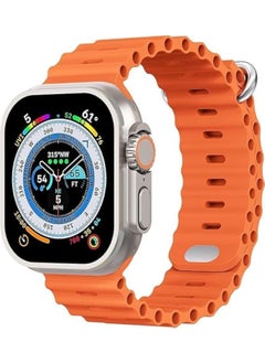 Generic Smart Watch T8000 Ultra 3 - Orange | Advanced Features & Sporty Design  - Image 5