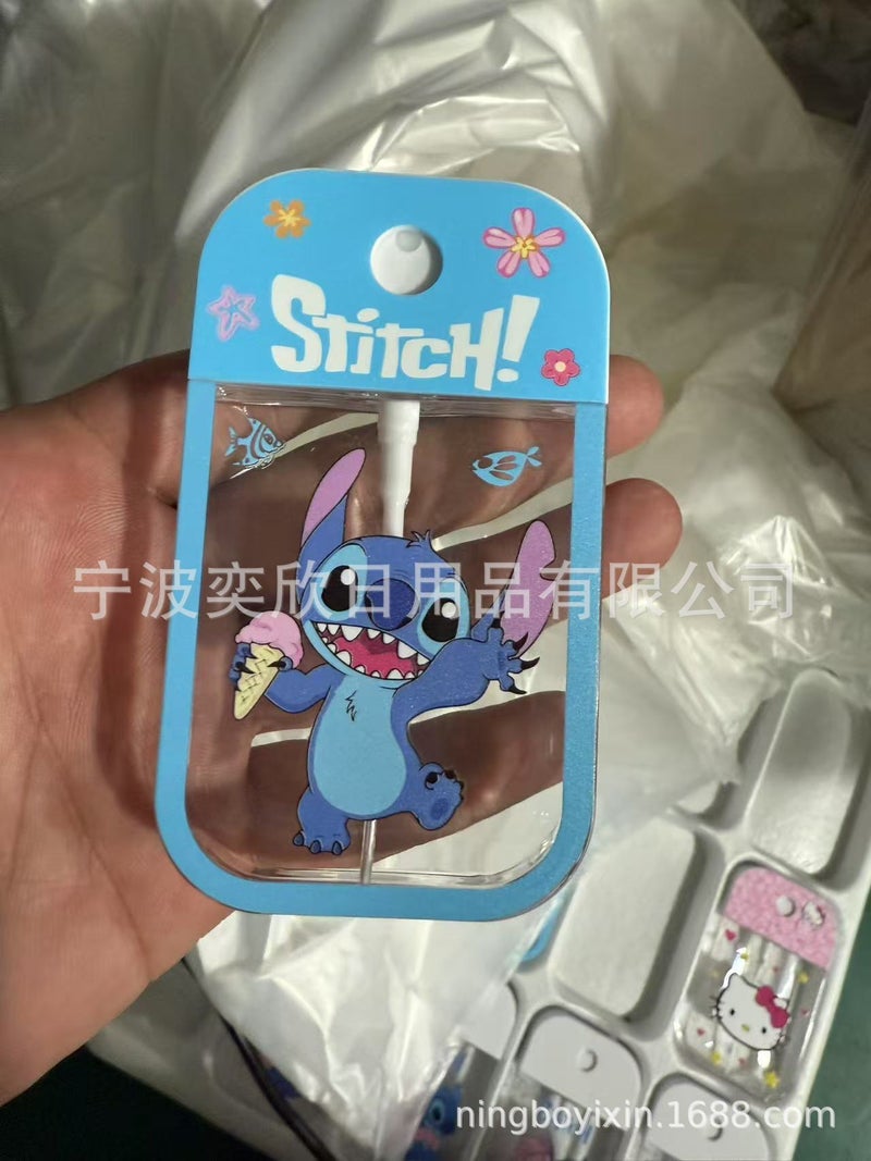 Portable Silicone Spray Bottle – Alcohol Disinfection Card Holder with Key Chain - Image 1