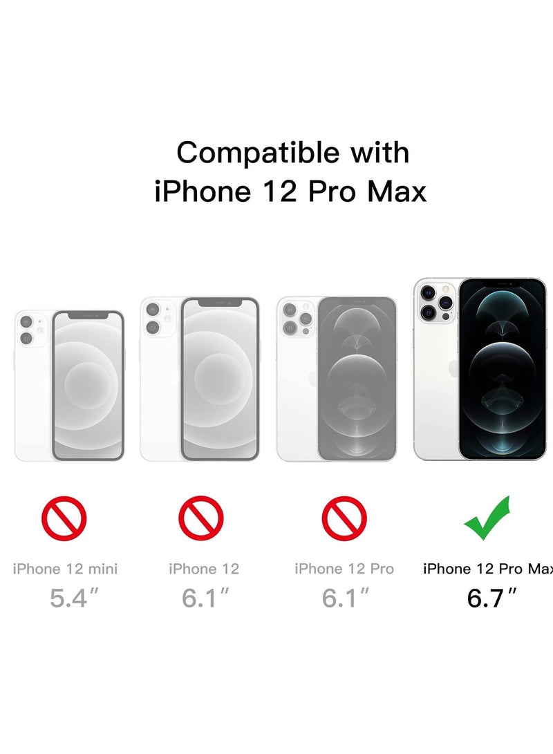 Magnetic Case for iPhone 12 Pro Max 6.7in (Clear)  - Image 2