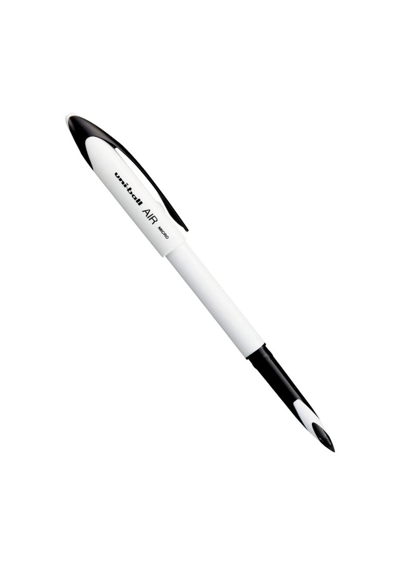 Uniball 6-Piece Air Micro Rollerball Pen Blue Ink White Barrel  - Image 2