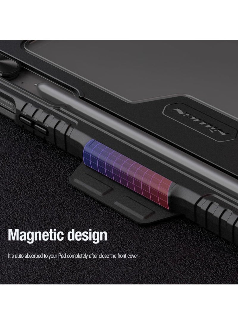 Cace for Samsung Galaxy Tab S10 Ultra (2024),Anti-Fall Smart Tablet Cover with Auto Sleep/Wake  Sliding Window Lens Protection  Pen Slot,TPU+PC Protective Cover - Image 4