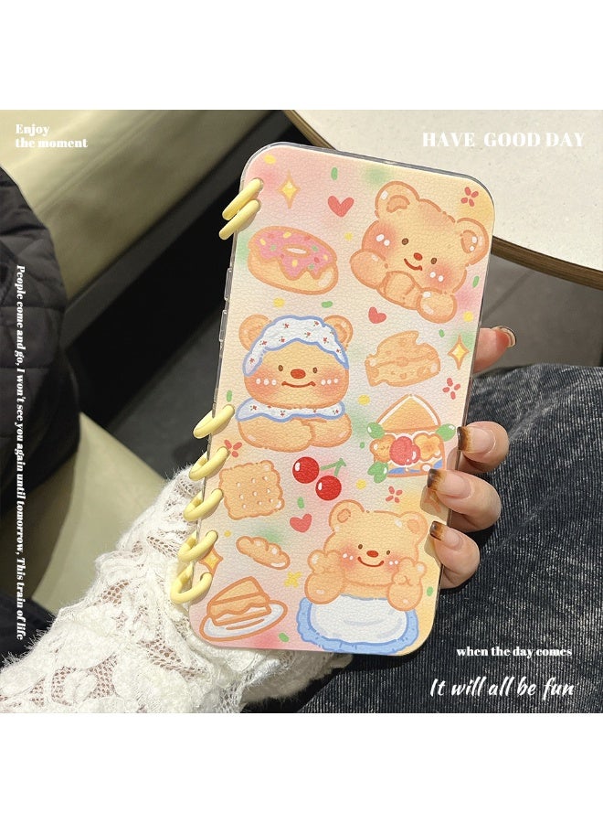NIBEMINENT Cute Protective TPU Case Cover For iPhone 15 Plus, Butter Bear - Image 1