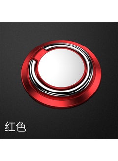 Magnetic Car Phone Holder Logo Gift, Rotating Ring Stand Red