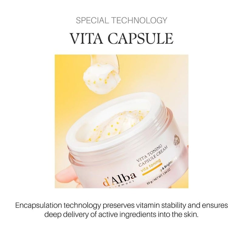 d'Alba Vita Toning Capsule Cream 55g - Image 5