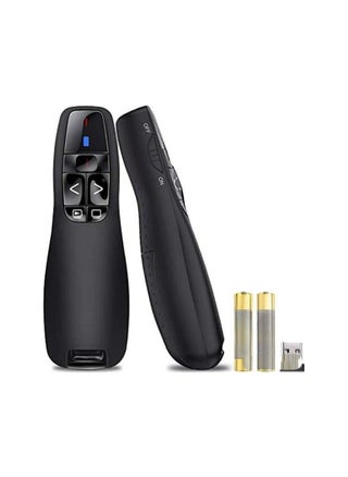 جهاز تحكم لاسلكي للعروض التقديمية مع مؤشر ليزر أحمر ووصلة USB - pzsku/Z5ADB011A53829CB6545FZ/45/1749549710/e1521b4b-a418-44ce-9fa2-c5c09d2b2d2a