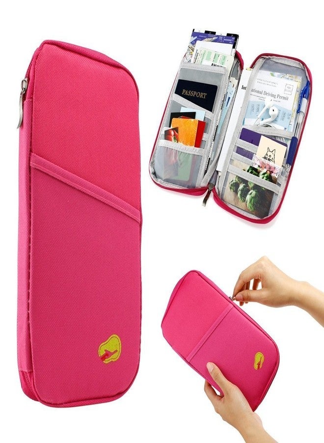 Glive Multi-FUCTIONAL Fashion Ticket Passport Credit Card ID Document Organiser Holder Bag Purse Travel Wallet Pouch CASE Cover - Image 3