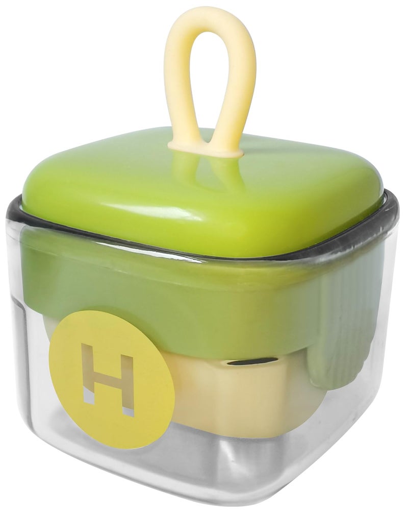 NIOIPXA Mini Lint Roller,Washable Sticky Roller Reusable Lint Remover Portable Pet Hair Remover for Clothes,Travel Household (Green) - Image 1