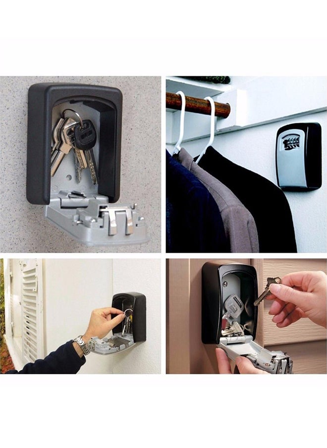 Generic Wall Mounted Electronic Key Hiding Storage Box Grey/Black 82x117x37mm  - Image 4
