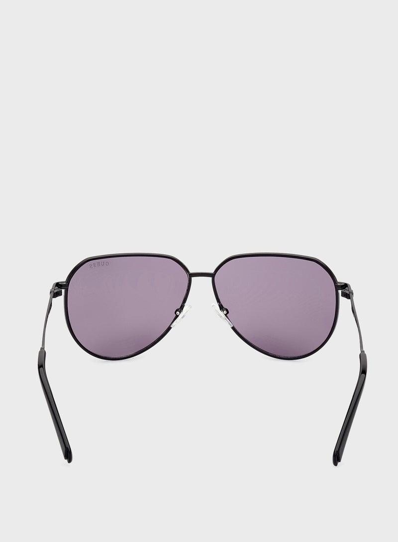 GUESS Uv Protected Aviator  Sunglasses - Image 4