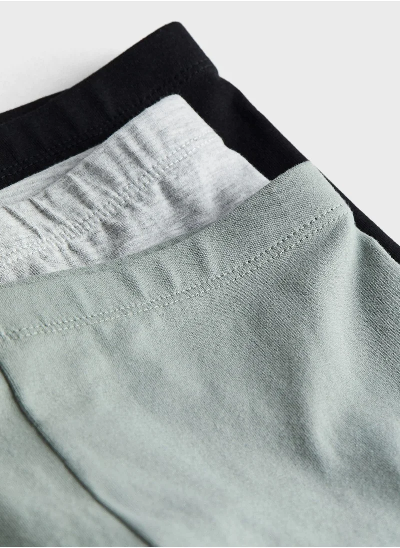 اتش اند ام Kids 3 Pack High Waist Shorts Set