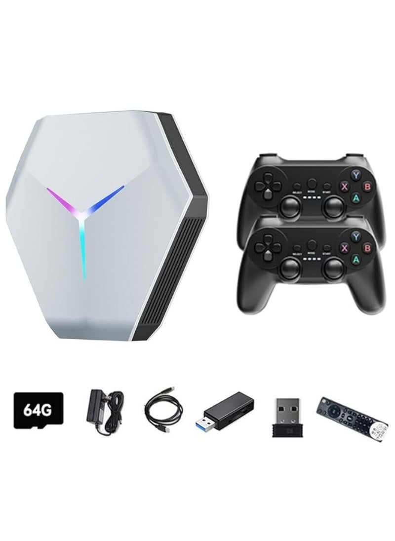 M MIAOYAN - X10 Retro Game Stick, 2.4G HD Retro Home Video Game Console with Game Controller Memory Card, Built-in 64G, 9700 Games, Two-Player Battle, TV Plug and Play Video Games - Image 1