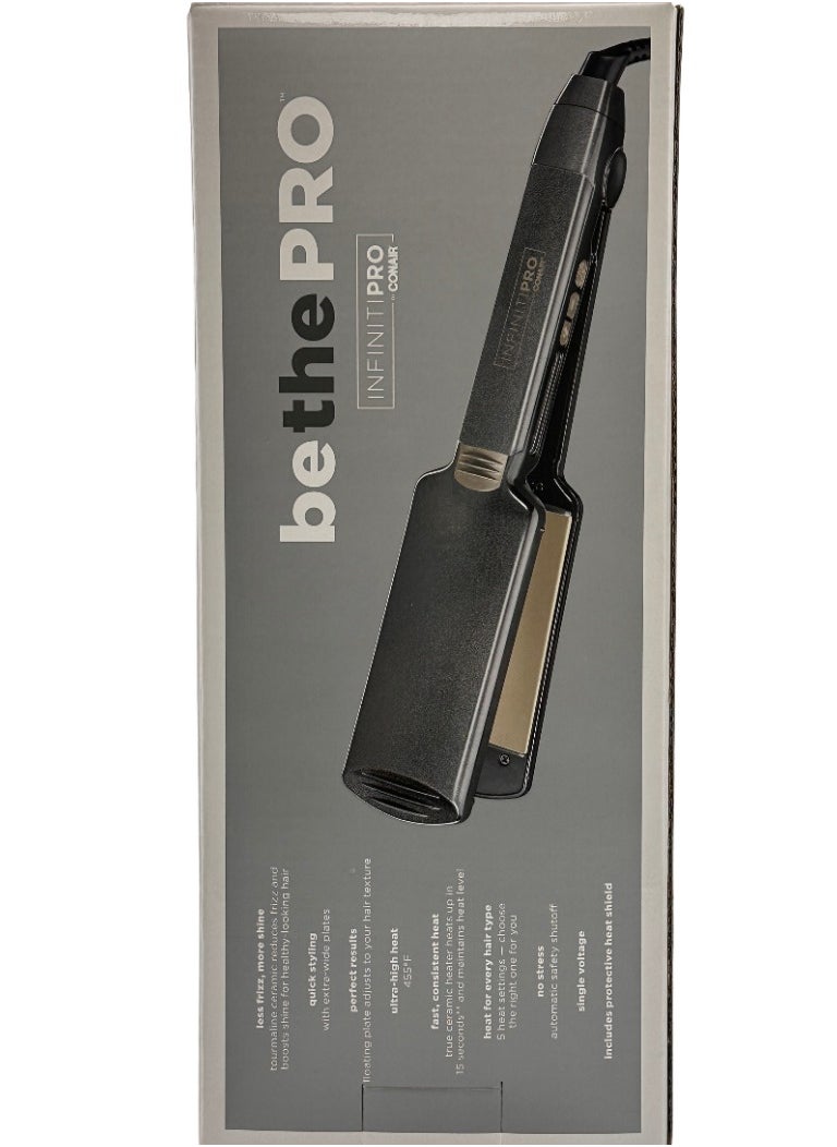 CONAIR - INFINITIPRO BY CONAIR Tourmaline Ceramic Flat Iron, 2-inch - Image 1