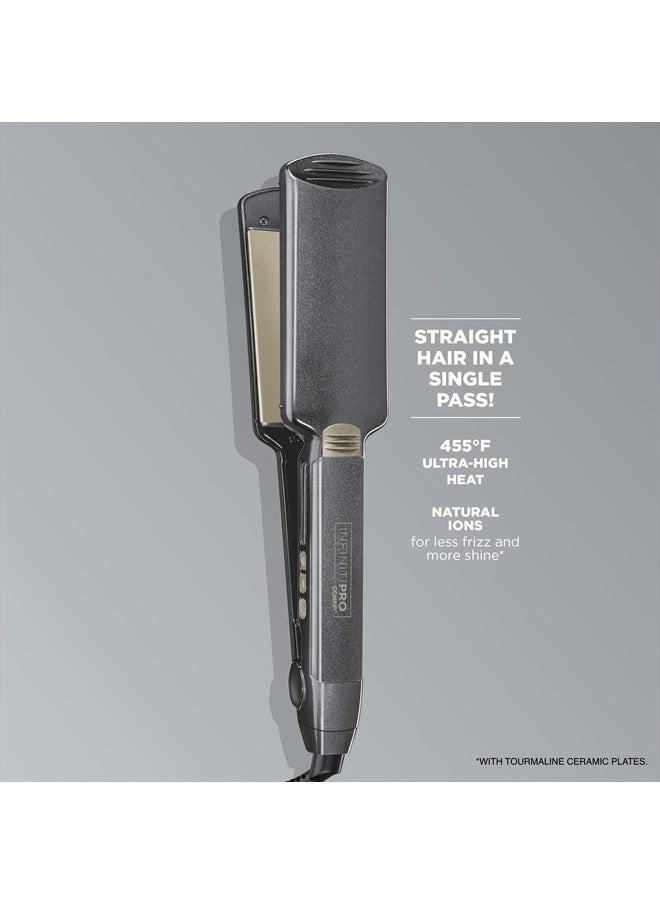 CONAIR - INFINITIPRO BY CONAIR Tourmaline Ceramic Flat Iron, 2-inch - Image 1