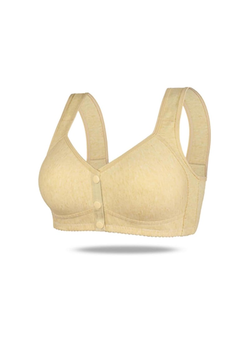 Daisy Bra,Lisa Charm Bras Front Snaps Seniors,Plus Size Full Coverage Closure Comfortable Push Up Sports Bras