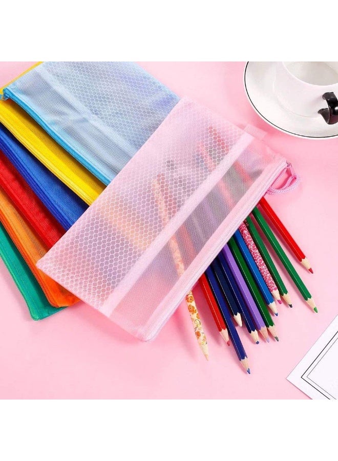 Mesh Zipper Pencil Case – Waterproof Design - Image 5