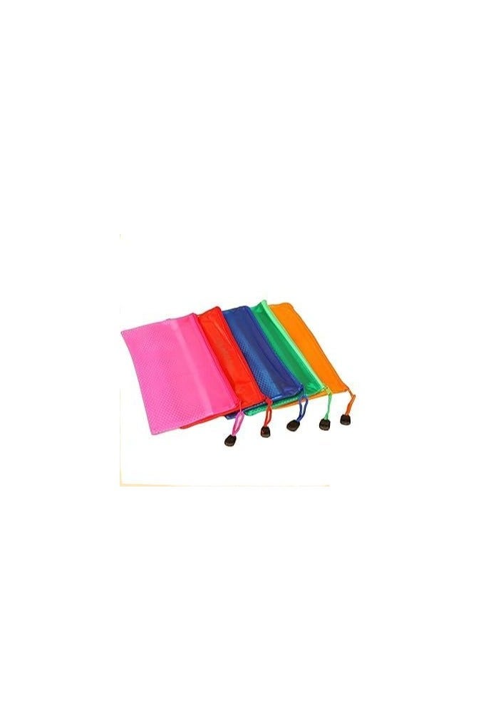 Mesh Zipper Pencil Case – Waterproof Design - Image 3