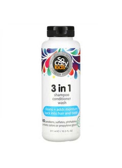 SoCozy SoCozy, Kids, 3 in 1 Shampoo Conditioner Wash, 10.5 fl oz (311 ml) 
