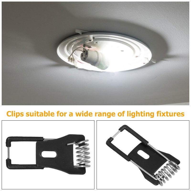 20 قطعة مشابك ربيعية لإكسسوارات تركيب أضواء LED المدمجة وأضواء اللوحة - Image 5